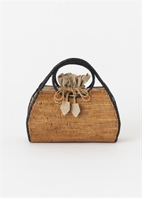 アタ・ロー丸手バッグ　ナチュラル