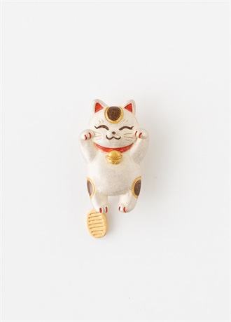 季節帯留　にこ招き