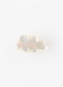 帯留　シェル　夏雲ふわり
