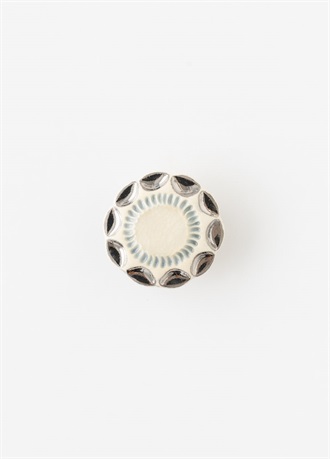 帯留　POTTERY　plate silver（ご予約受注品）