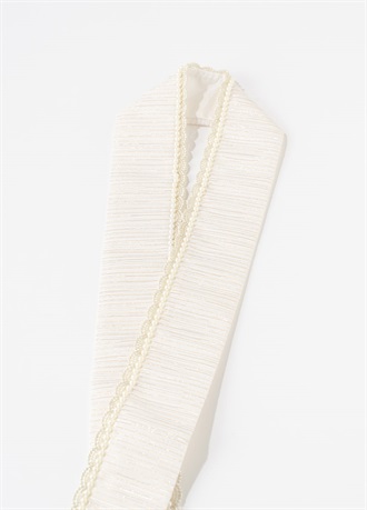 重ね衿　おめかしパール　ホワイト（ご予約受注品）