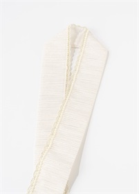 重ね衿　おめかしパール　ホワイト（ご予約受注品）