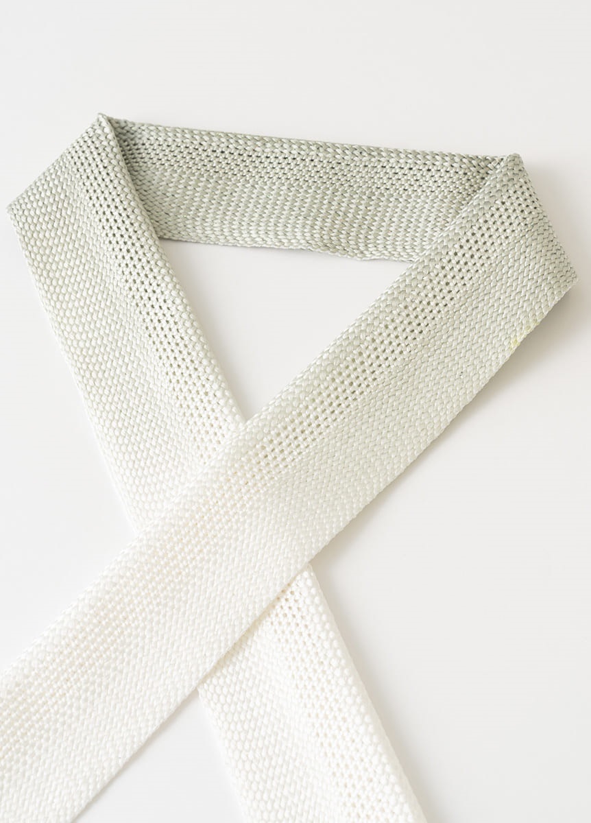 組みひも半衿　ぼかし　柳茶色