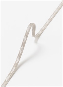 2.5分紐　綾竹ダイヤ　銀×白（ご予約受注品）