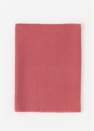 帯揚　シーズンレス　銀通し　桃紅色（ご予約受注品）