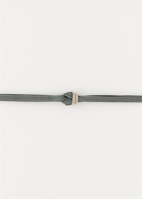 帯〆パレット７　墨×銀鼠（ご予約受注品）