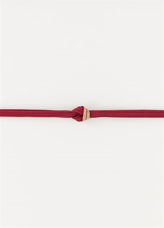 帯〆パレット７　赤紅×亜麻色（ご予約受注品）