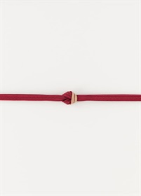 帯〆パレット７　赤紅×亜麻色（ご予約受注品）