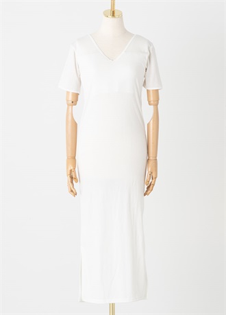 肌着　快　透けても安心なロング丈　S/M/L