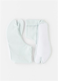 ベーシックスタイリング足袋　ギンガムチェック　水色