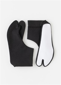 ベーシックスタイリング足袋　ギンガムチェック　黒