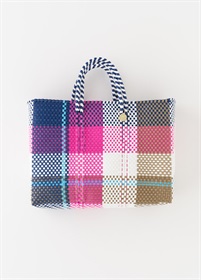 メルカドバッグ　wrapping check　SHORT/S　magenta