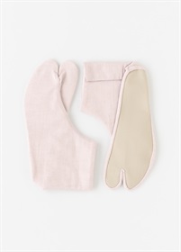 すずかぜ足袋　白藤（ご予約受注品）