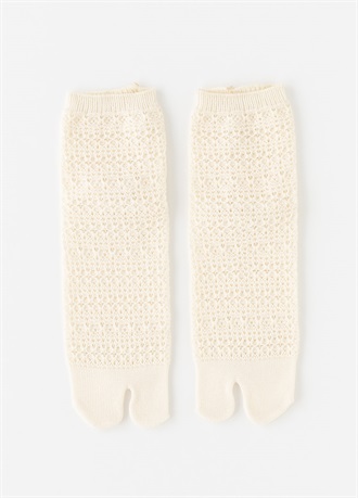 足袋ソックス　レース　シェルホワイト