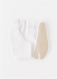 さざなみ足袋　白（ご予約受注品）