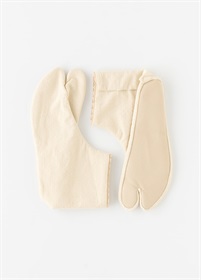 はななみ足袋　アイボリー（ご予約受注品）
