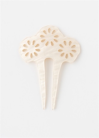 【江戸日和】かんざし　はなび　白