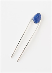 きものやまと×TRESSE　ALMA　Epingle　avec pierre　BLUE×SILVER
