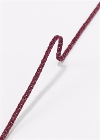 二分紐　銀ちらしレース編み　葡萄（ご予約受注品）