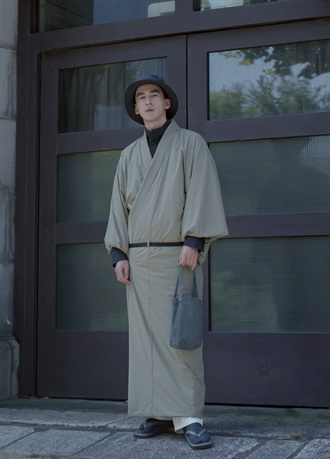 OUTDOOR KIMONO【秋冬】2L Octa / Beige