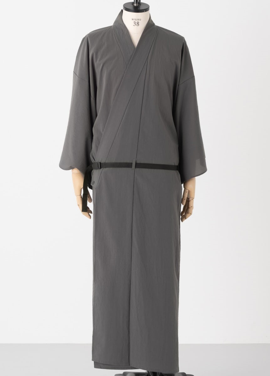 OUTDOOR KIMONO【春夏】Breathable Quick Dry / Asphalt