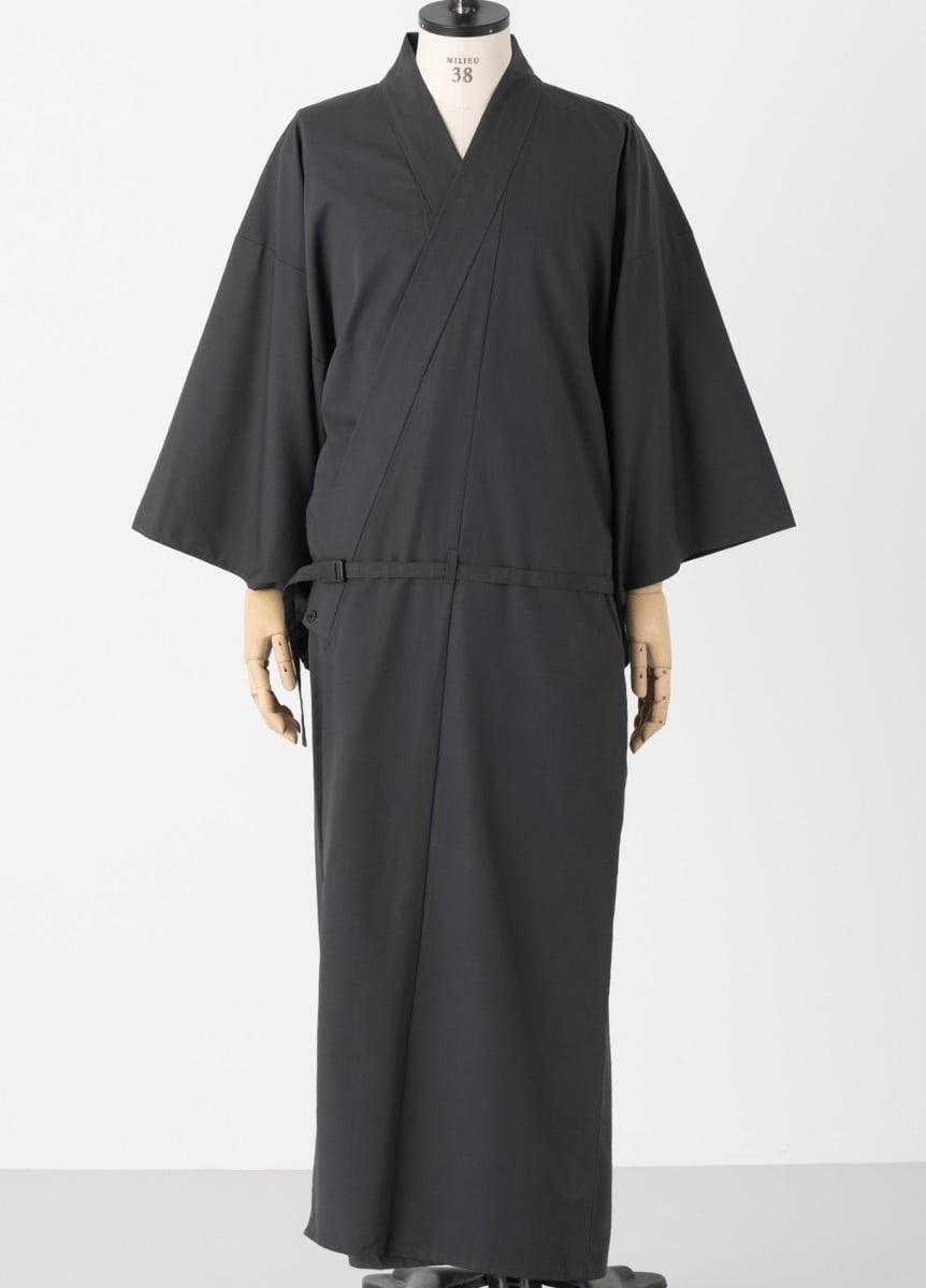 OUTDOOR KIMONO【春夏】TAKIBI Light Ripstop / Black