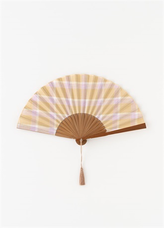 あまり布加工　扇子（大）