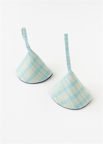 あまり布加工　なべつかみ（２個セット）