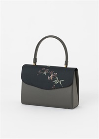 あまり布加工　菱かぶせバッグ（かぶせにあまり布）