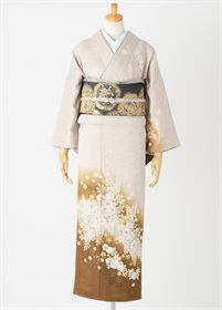 やまとオリジナル訪問着レンタル 辻が花 鉄紺 M | 訪問着