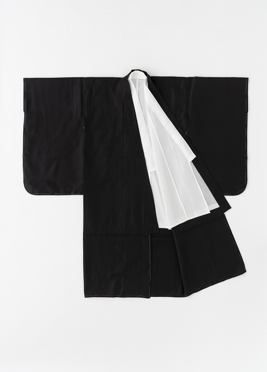 七五三 五歳用袴フルセット 黒 鷹に鼓 | 子供の着物 | やまと