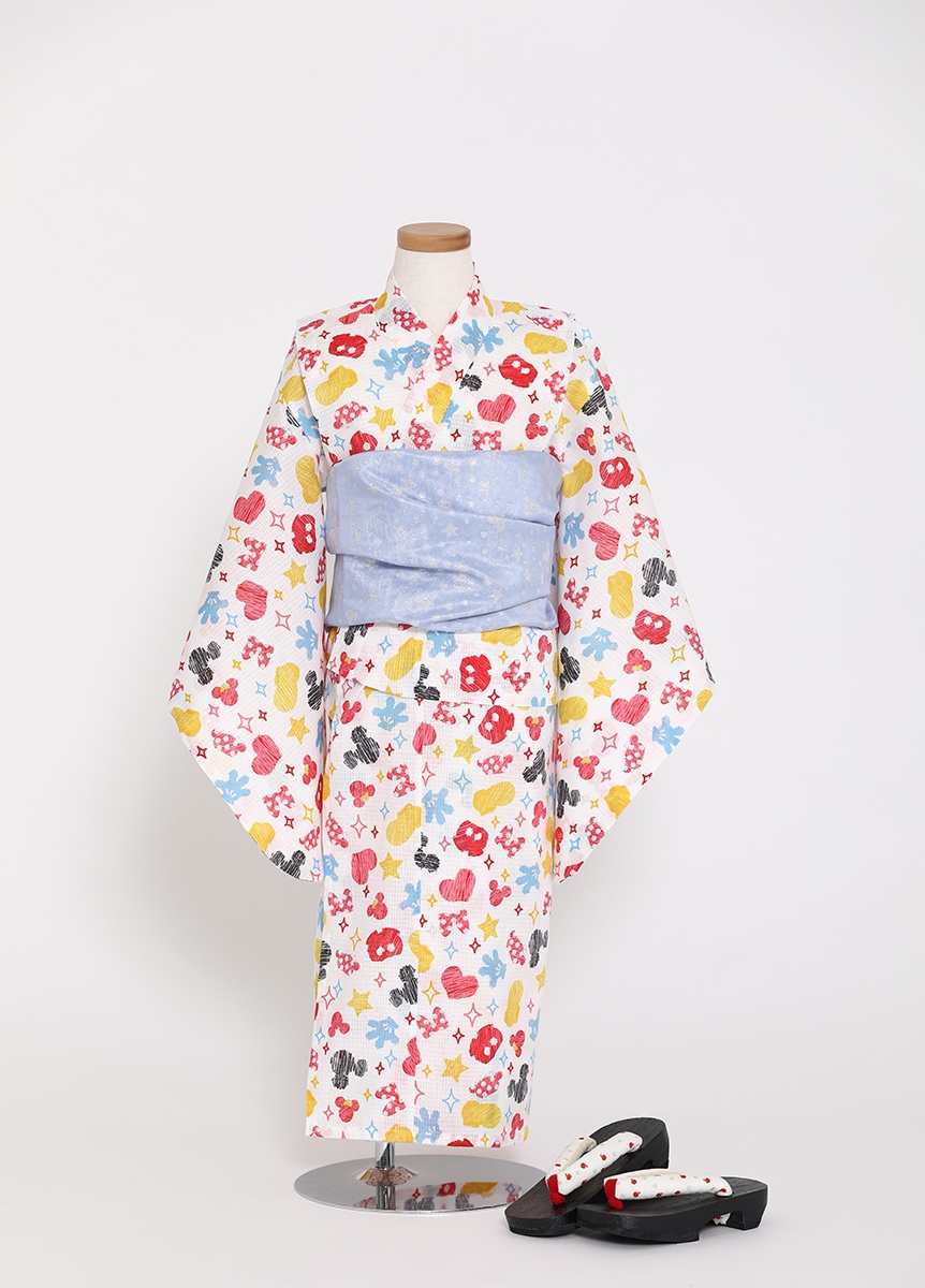 綺麗なディズニー 浴衣 子供 すべてのイラスト画像