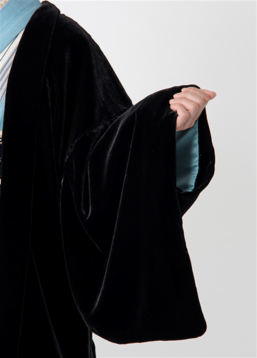 ベルベット 羽織・黒 | アウター | やまとオンラインストア
