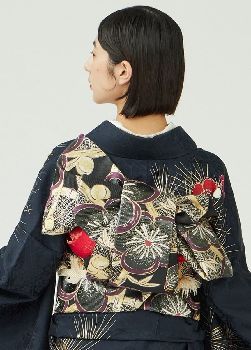 袋帯 松竹梅-黒-（ご予約受注品） | 振袖 | やまとオンラインストア