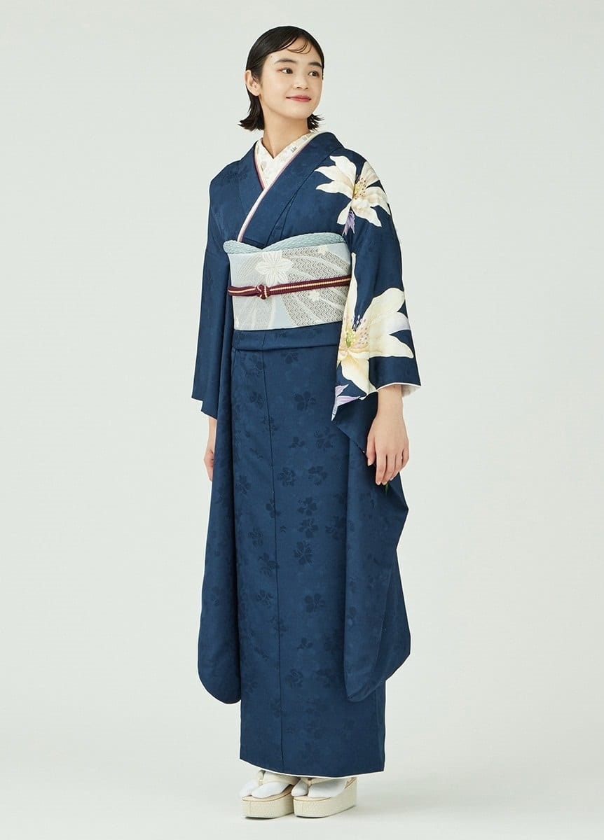 袋帯 フラワーリーフ-淡い水色-（ご予約受注品） | 振袖 | やまと