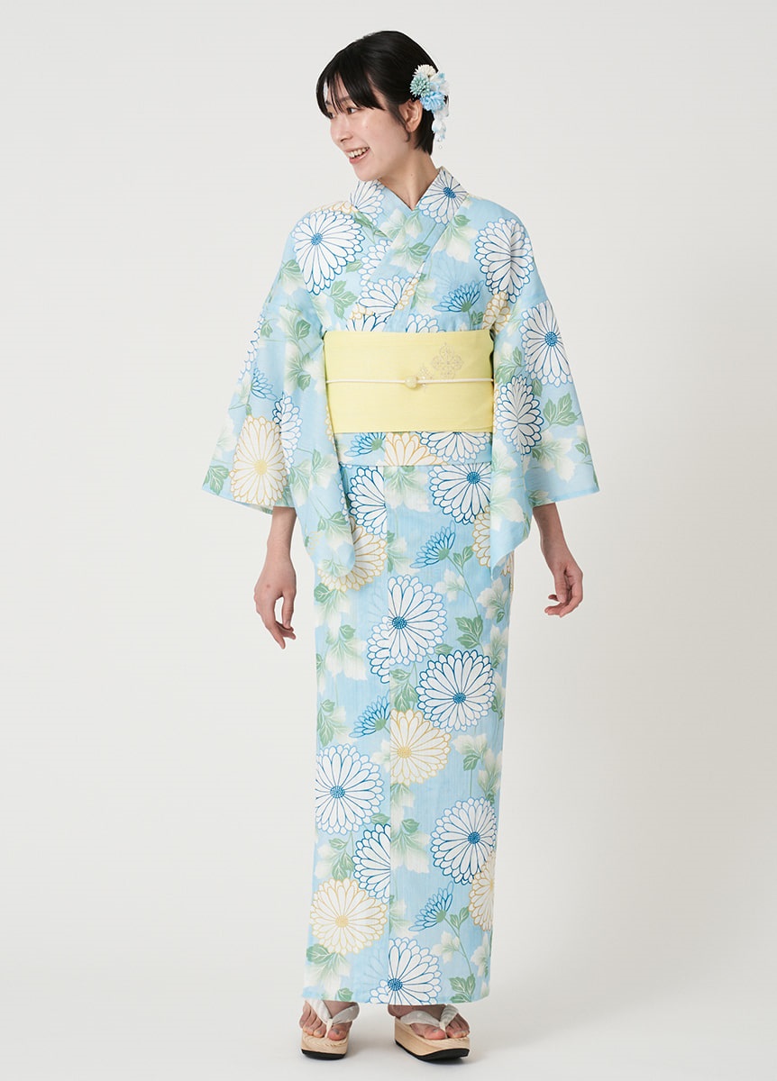 麻刺繍半幅帯 星切子 生成り | 浴衣の帯 | やまとオンラインストア