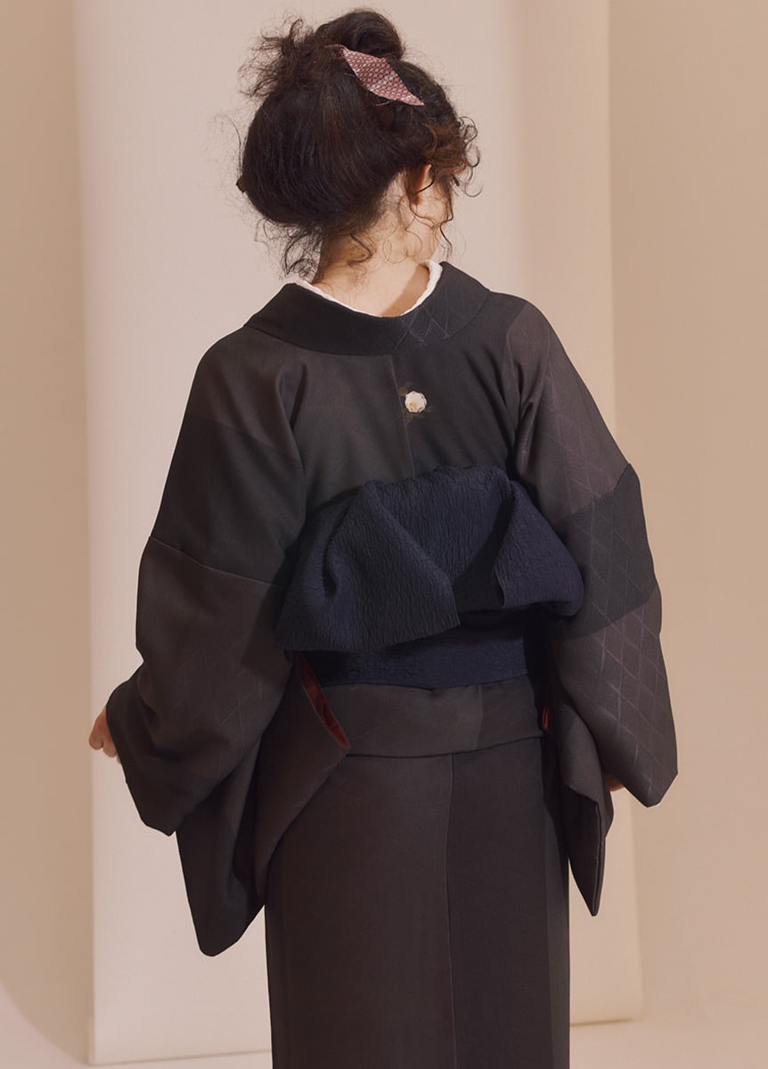 着物のやまと誂製　古代エジプトの染織　ふくれ織　袋帯 着物のやまと誂製 古代エジプトの染織 ふくれ織 袋帯