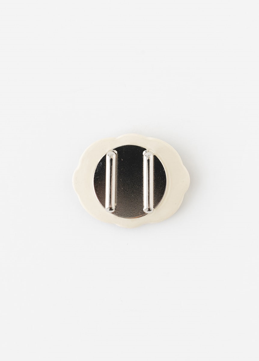 帯留 POTTERY oval blue（ご予約受注品） | 着物コーディネート小物