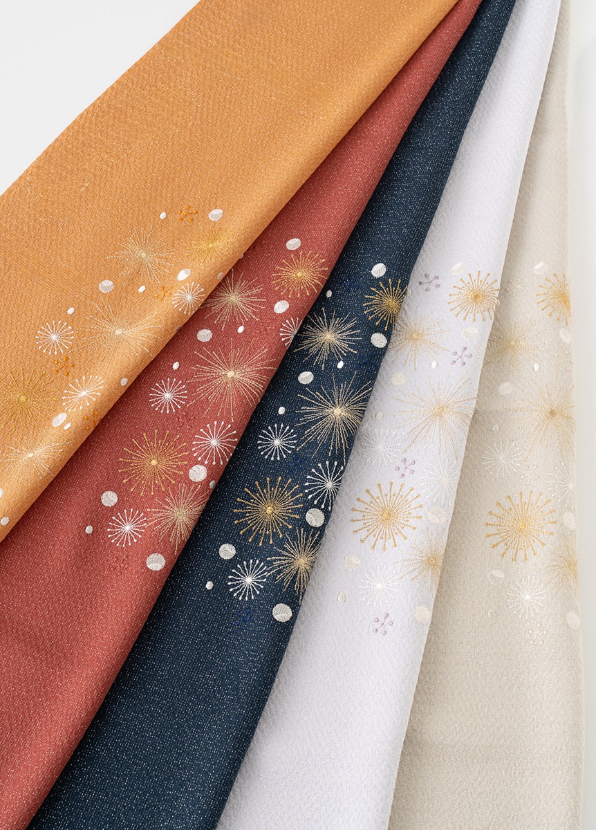 刺繍帯揚げ ダイモンジソウ 淡藤 | 振袖 | やまとオンラインストア