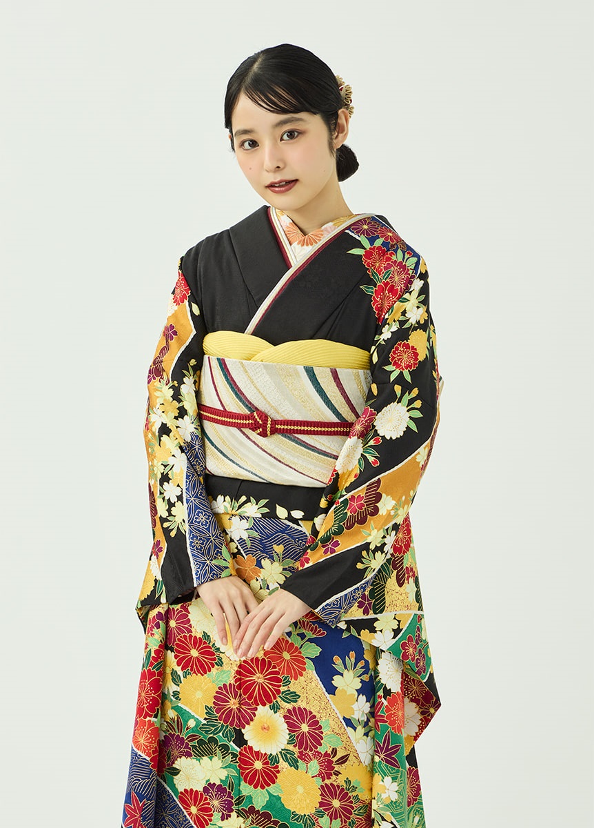 重ね衿 ふくれ織三枚重ね 臙脂 | 振袖 | やまとオンラインストア