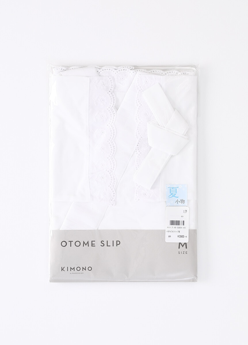 夏用】スリップじゅばん 夏絽半衿付き S/M/L | 長襦袢 / 着物