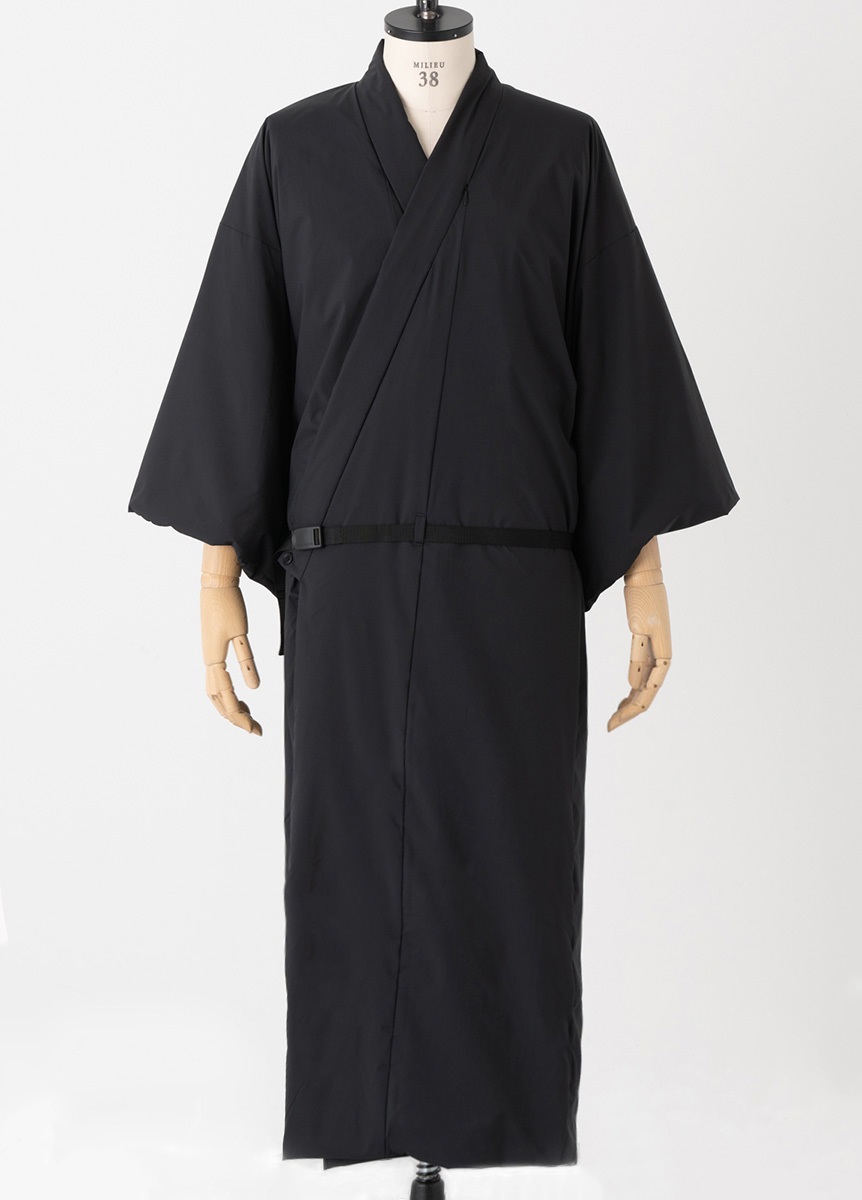 OUTDOOR KIMONO【秋冬】2L Octa Black | カジュアル着物 | やまと