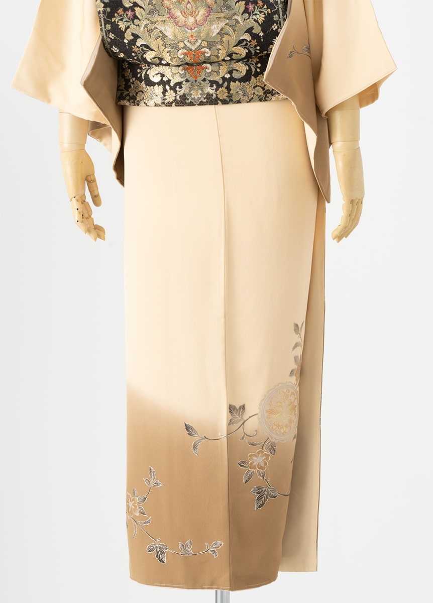 ys7142308; 未使用品　すかし織花唐草模様暈し訪問着 訪問着 - 中古・リサイクル着物の糸千花