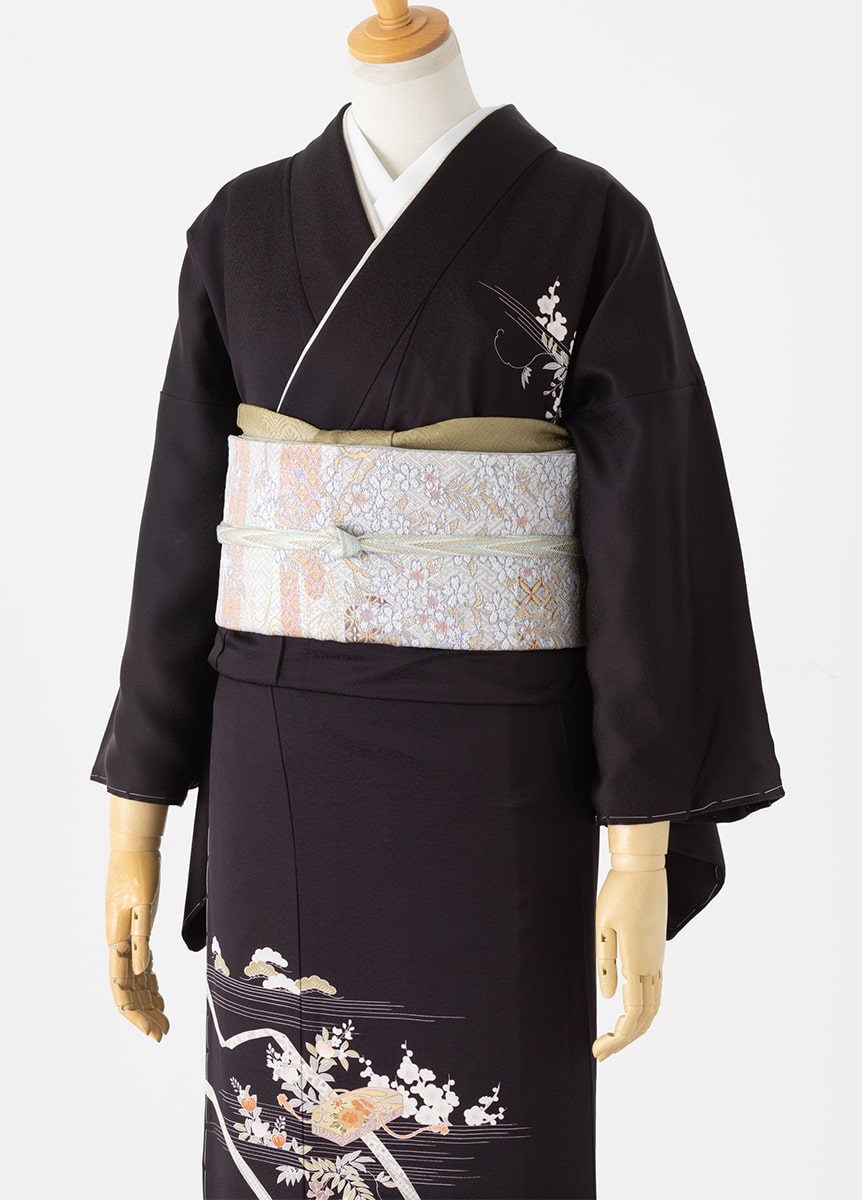 やまとオリジナル訪問着レンタル 古都日和 濃紫 L | 訪問着レンタル