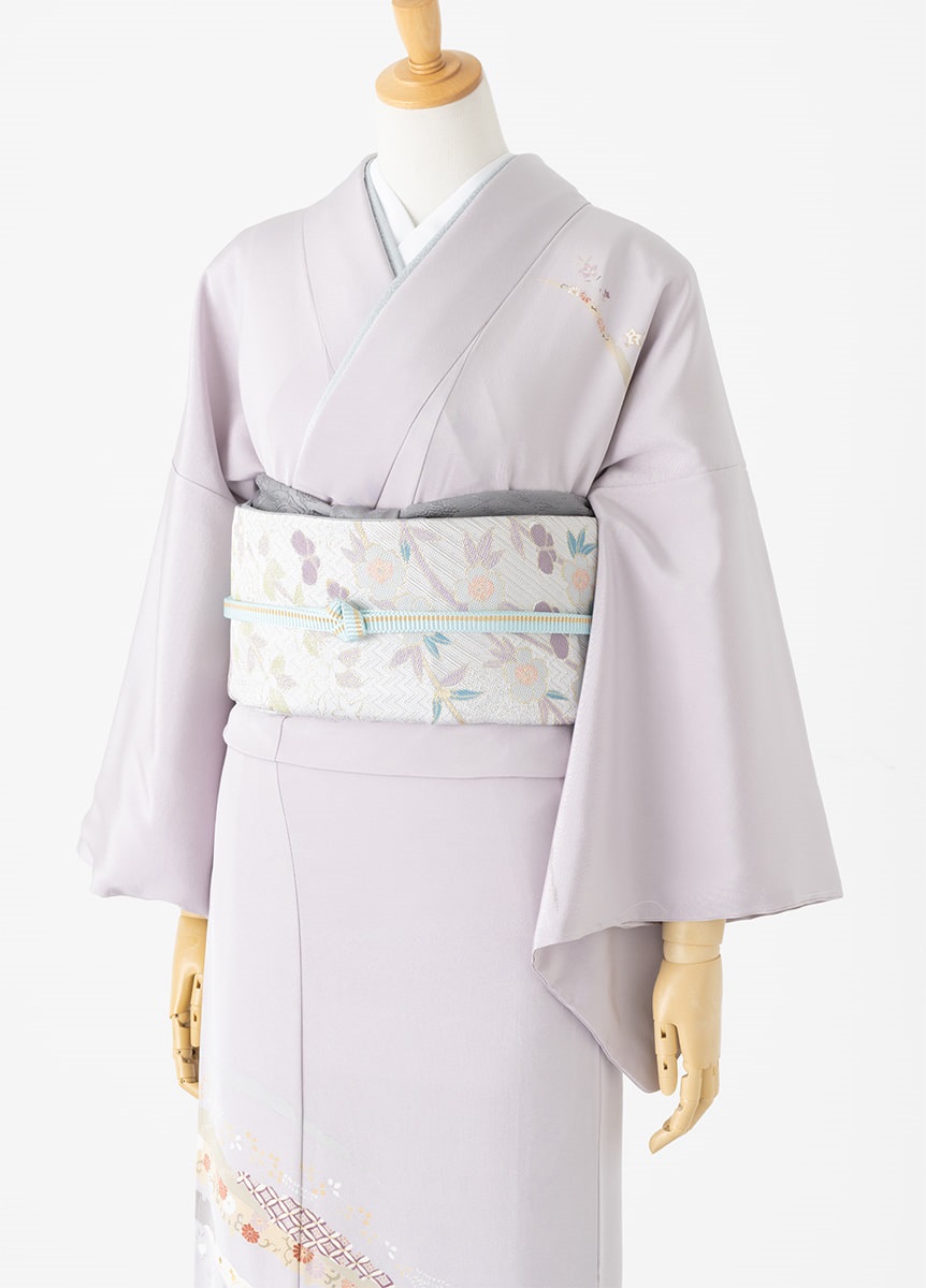 3770美品　やまとお誂え　上品華やかな夏のフォーマル　付下げ訪問着 付下げ訪問着 「凜彩」 地紙文様 水色（お取り寄せ品