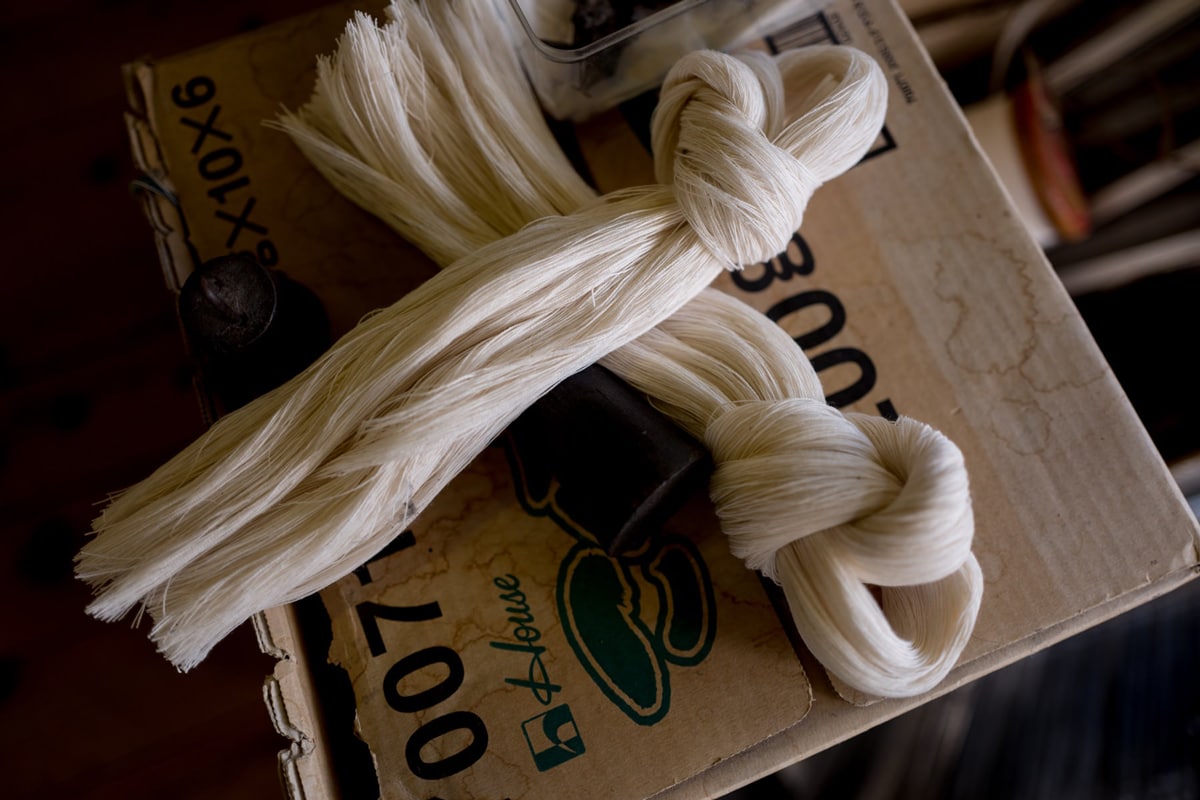 片貝木綿 ３種類の糸