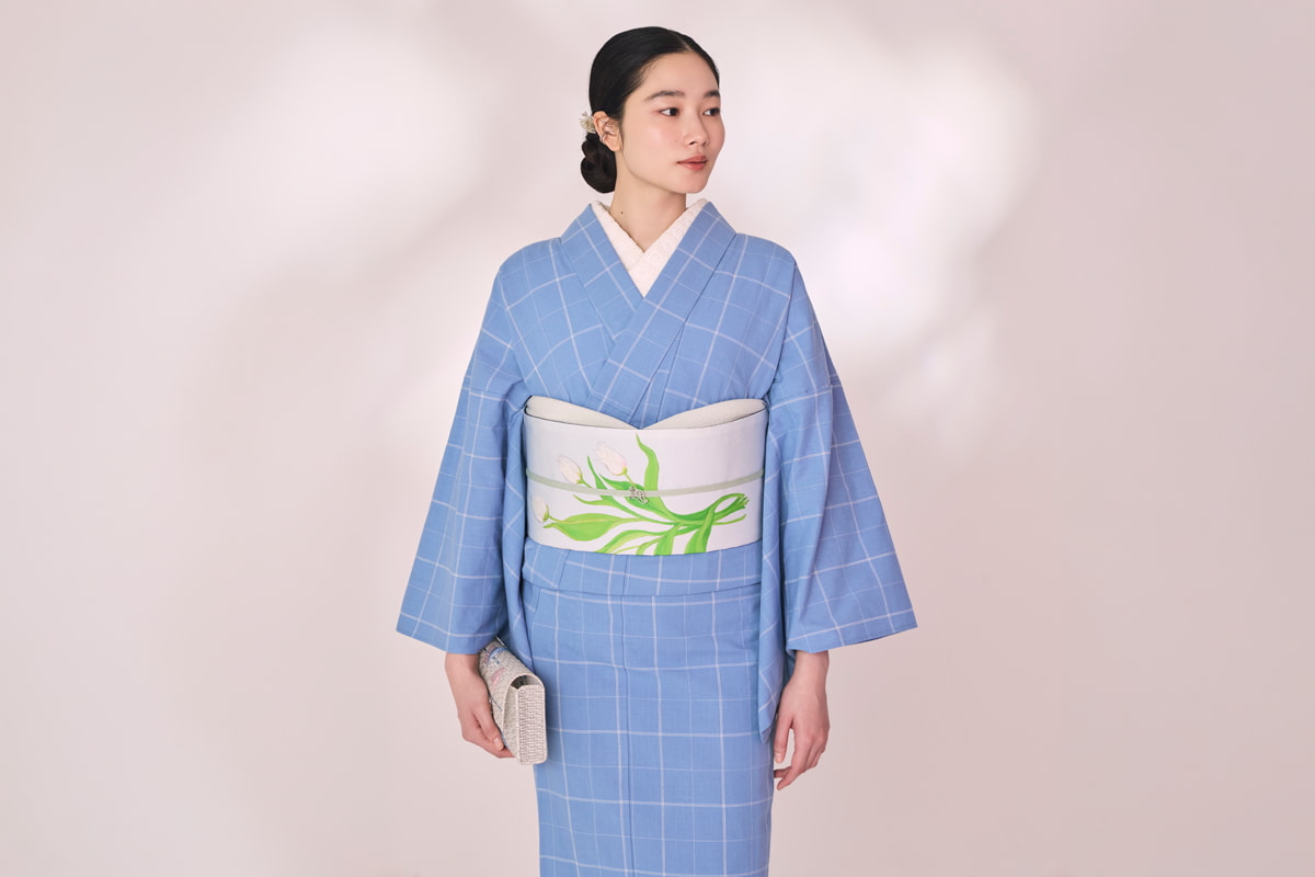 片貝木綿　ウィンドウペンチェック