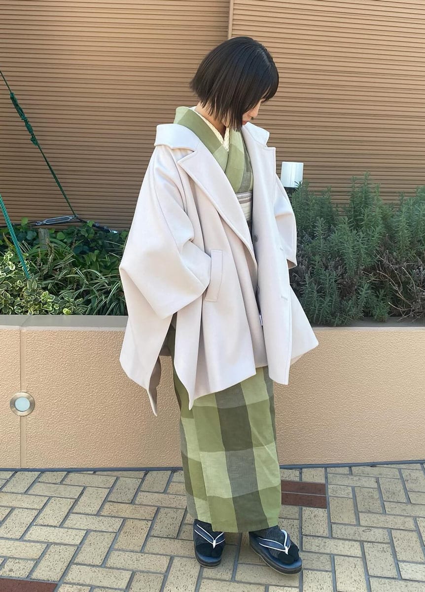 片貝木綿×アウター