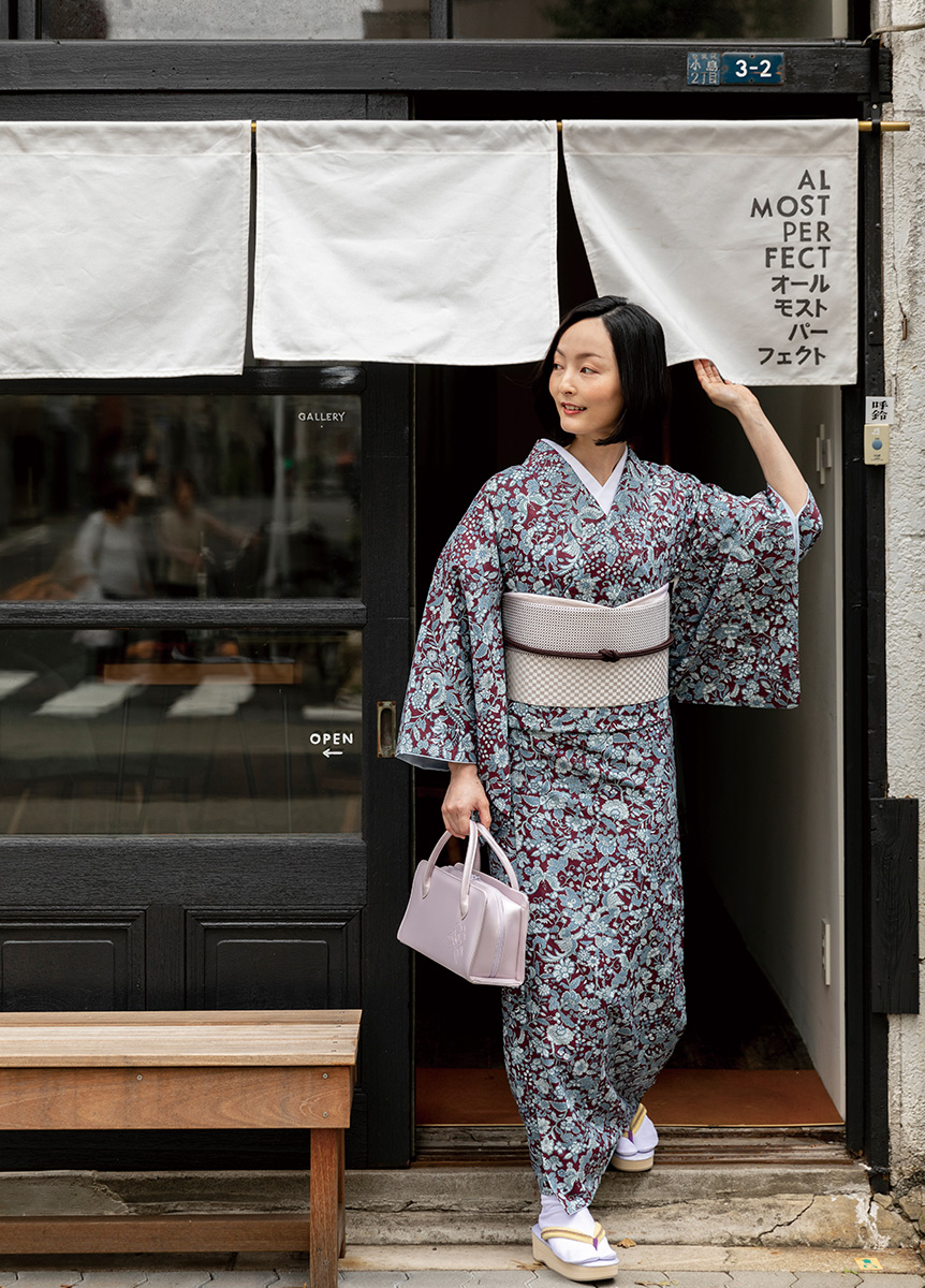 特選草木染 きものやまと正絹 色無地 濃いピンク - 着物