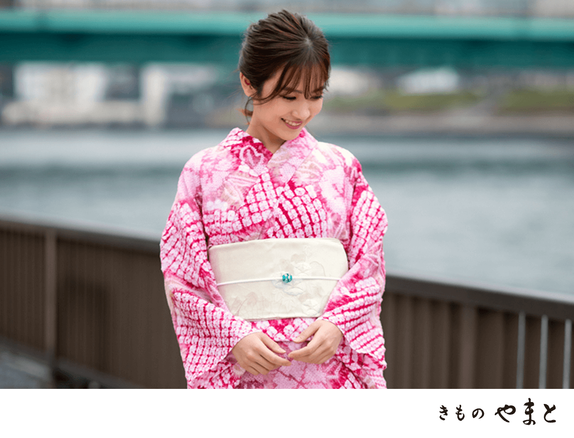 夏・お店屋さん 有松絞り ピンク系 浴衣 絞りの浴衣 しぼり | linkawyx.com